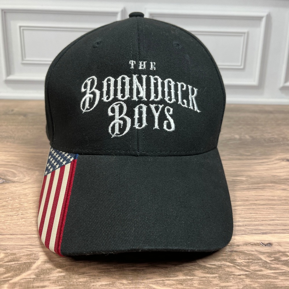 Outdoor Cap The Boondock Boys Hat Mens Black American Flag USA-300 OSFM